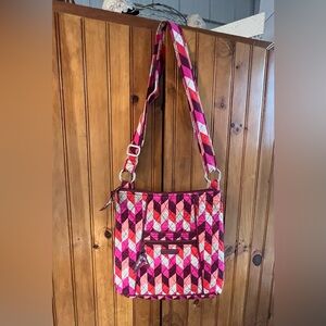 Vera Bradley Georgia Chevron Bohemian Hipster Bag